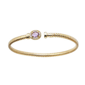 Brazalete de plata de la colección TuboGas de Durán Exquse 00512967