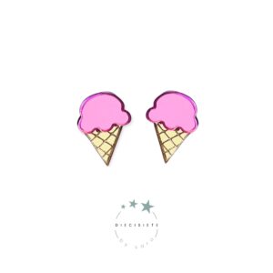 Pendientes Mini Cono de Helado