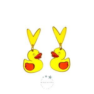 Pendientes Patito de Goma