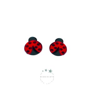 Pendientes Mini Mariquita