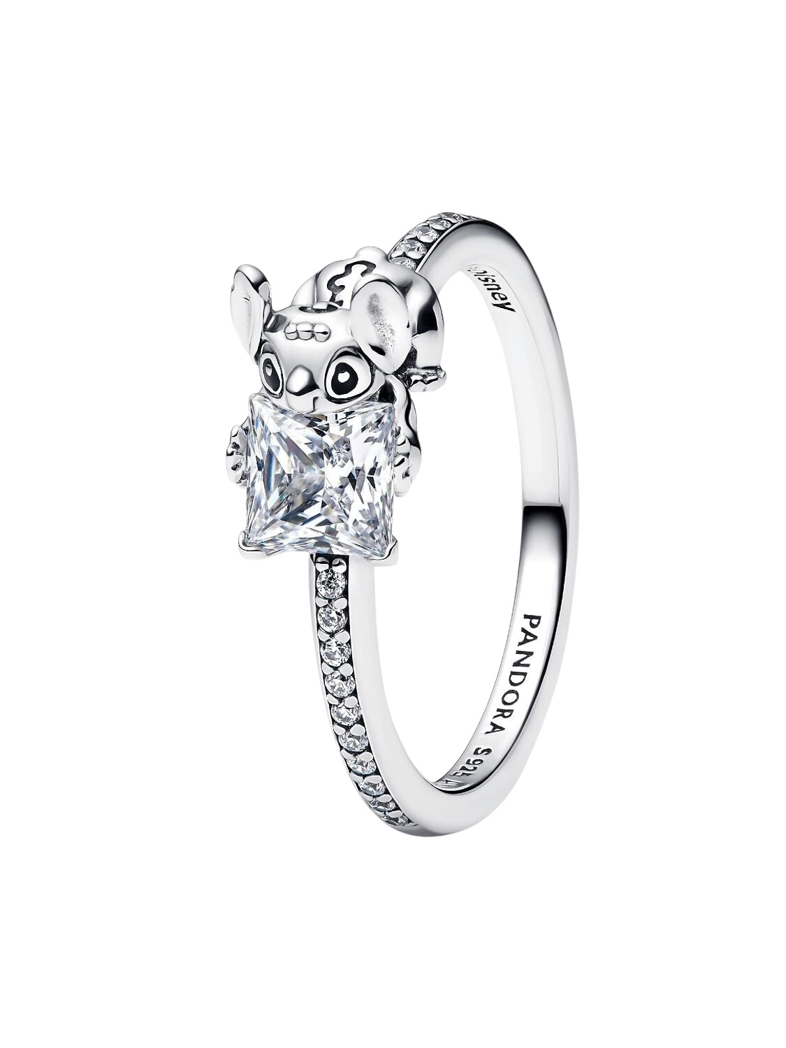 Anillo Gema y Stitch de Disney Plata de Ley 193740C01
