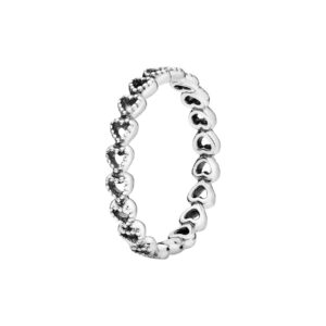 Anillo Alianza de Corazones Plata de Ley 190980