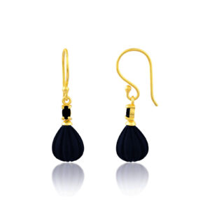 Pendientes Gota Ónix Negro