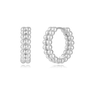 Pendientes Plata Aro Bolitas 15mm