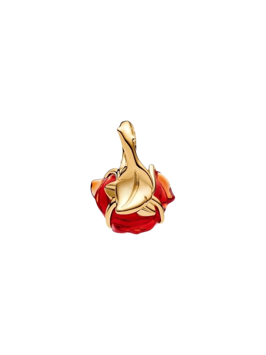 Charm Colgante Rosa Encantada de la Bella y la Bestia de Disney 764018C01 - Imagen 2