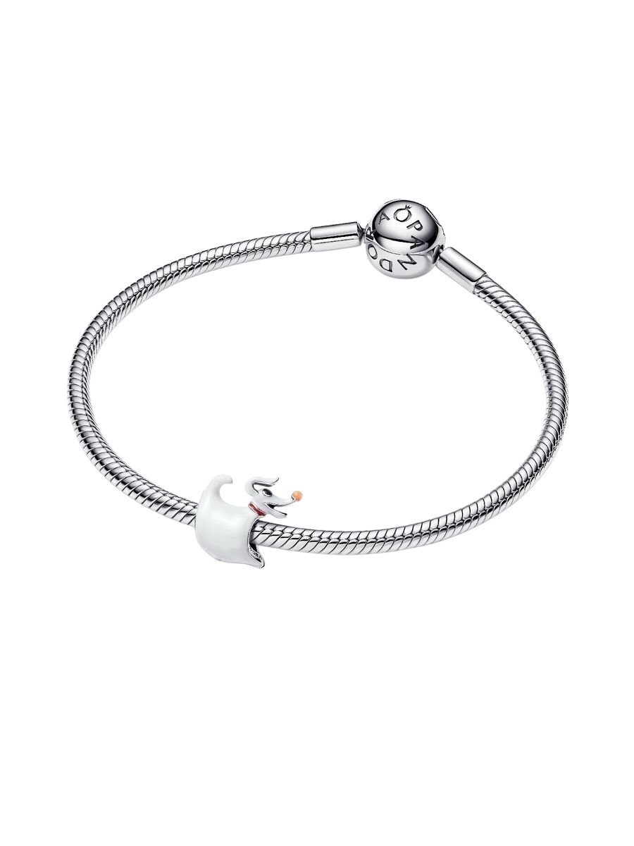 Charm Perro Zero de Pesadilla antes de Navidad de Disney Plata de ley 794026C01 - Imagen 3