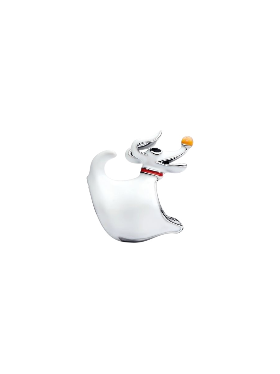 Charm Perro Zero de Pesadilla antes de Navidad de Disney Plata de ley 794026C01 - Imagen 2