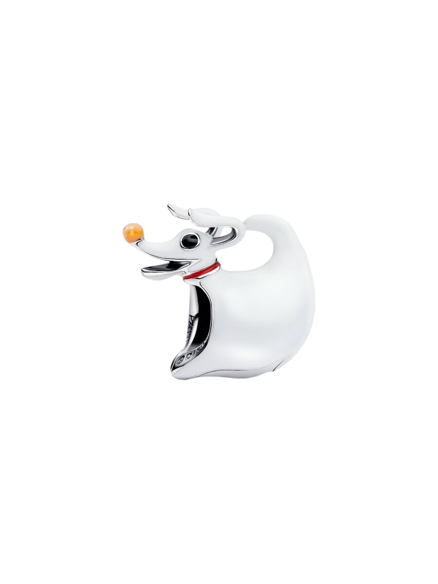 Charm Perro Zero de Pesadilla antes de Navidad de Disney Plata de ley 794026C01