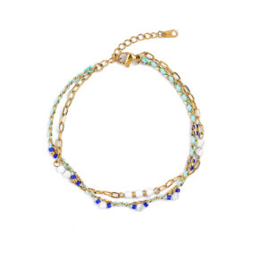 Pulsera Acero Dorado Sisva