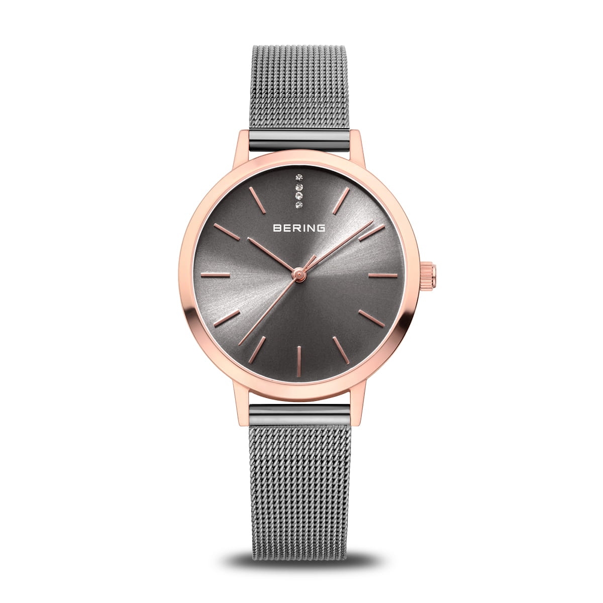 Reloj Bering Oro Rosa Pulido 13434-369