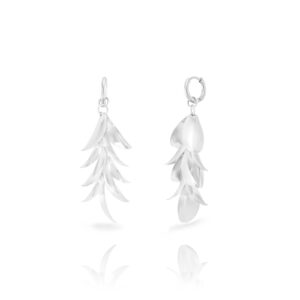 Pendientes Acero Petalos