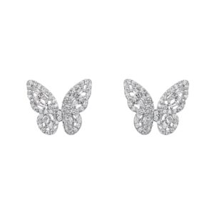 Pendientes Mariposa Plata  SEA-101-386-UU