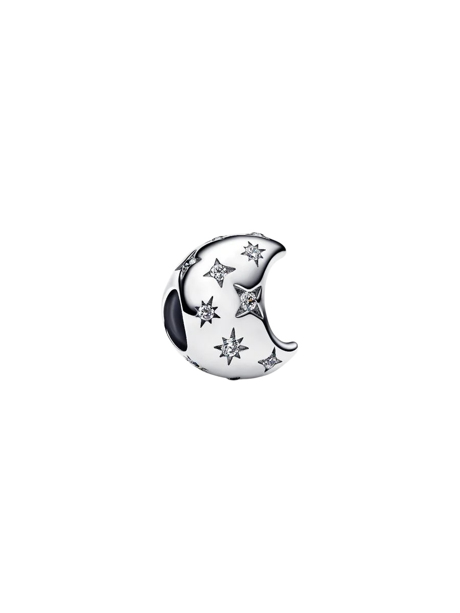 Charm Luna Creciente en Plata de Primera Ley 794254C01