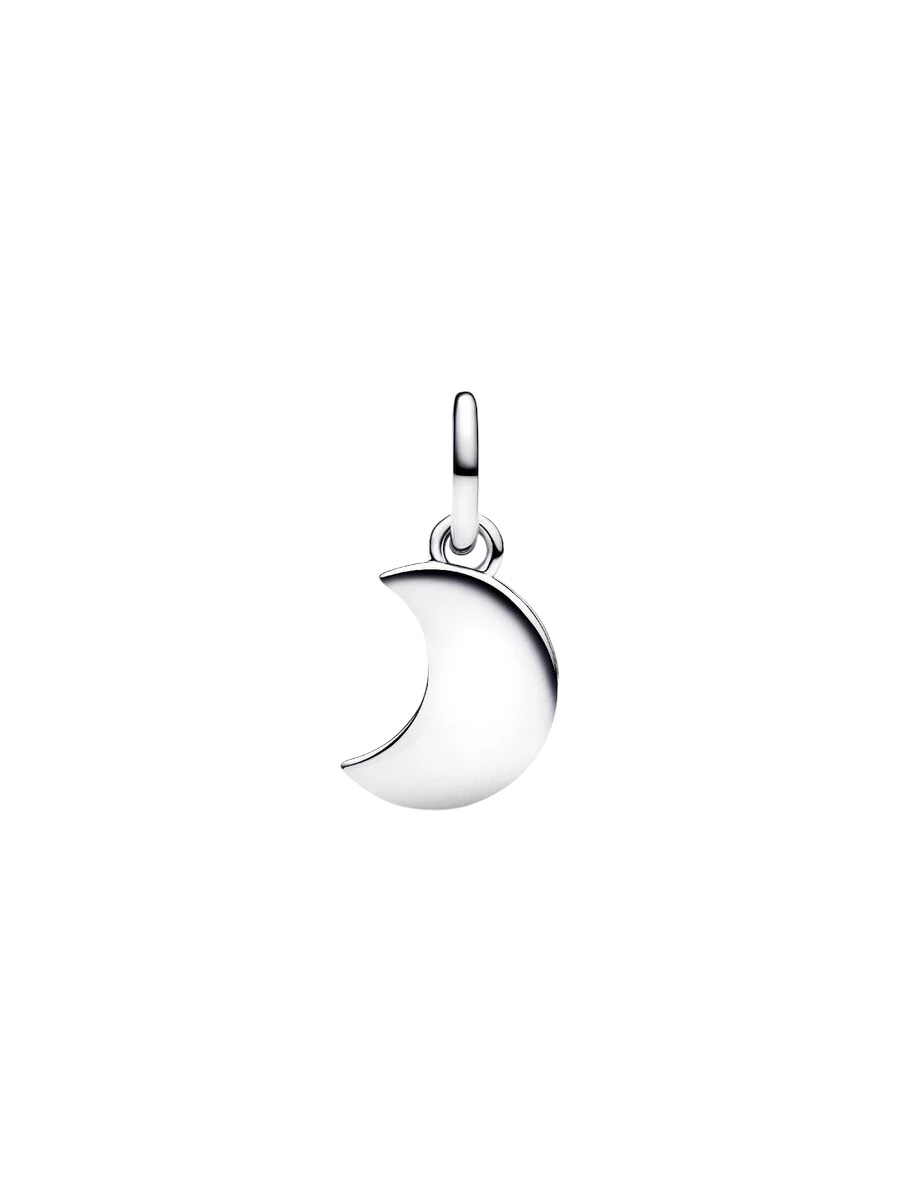 Charm Colgante Doble Luna Creciente Plata de Primera Ley 794272C01 - Imagen 3