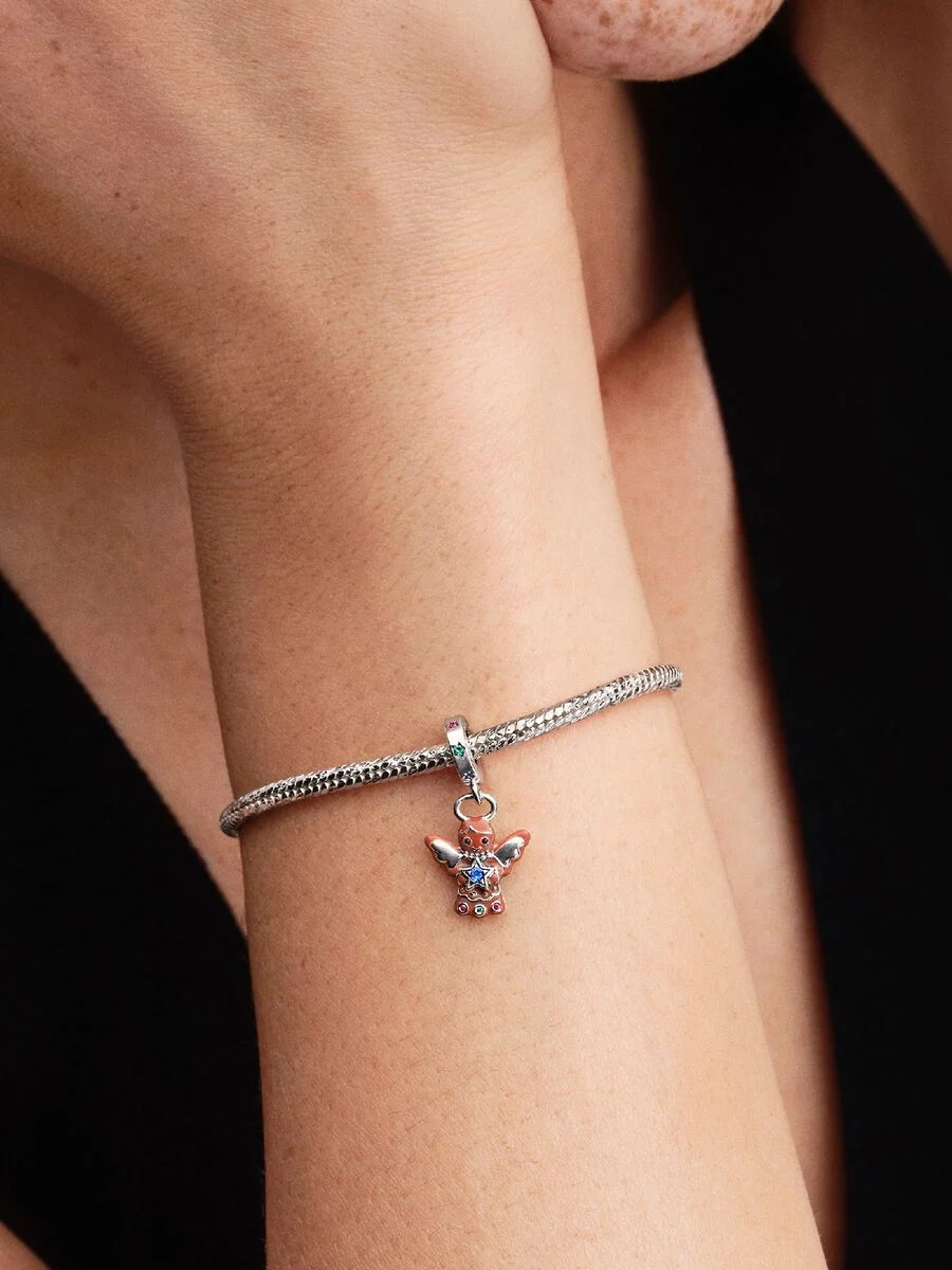 Charm Colgante Ángel Galleta de Jenjibre Plata de Ley 794247C01 - Imagen 4
