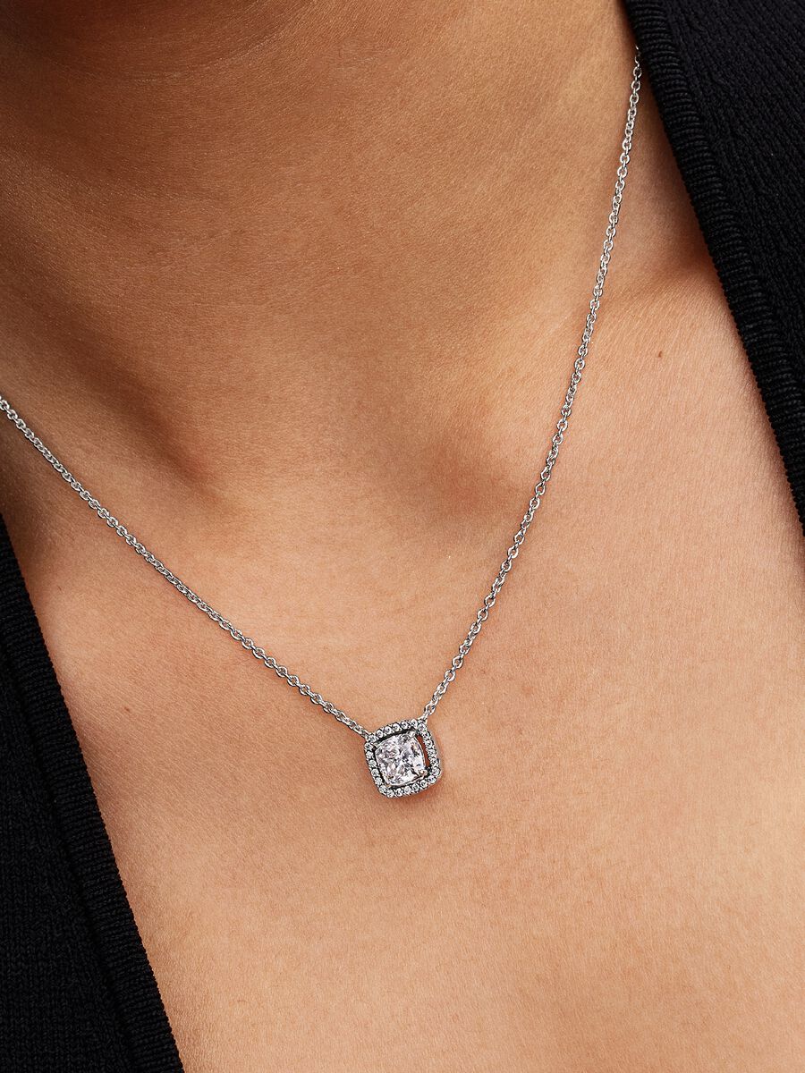 Collar Halo Plata de Primera Ley 393560C02 - Imagen 3