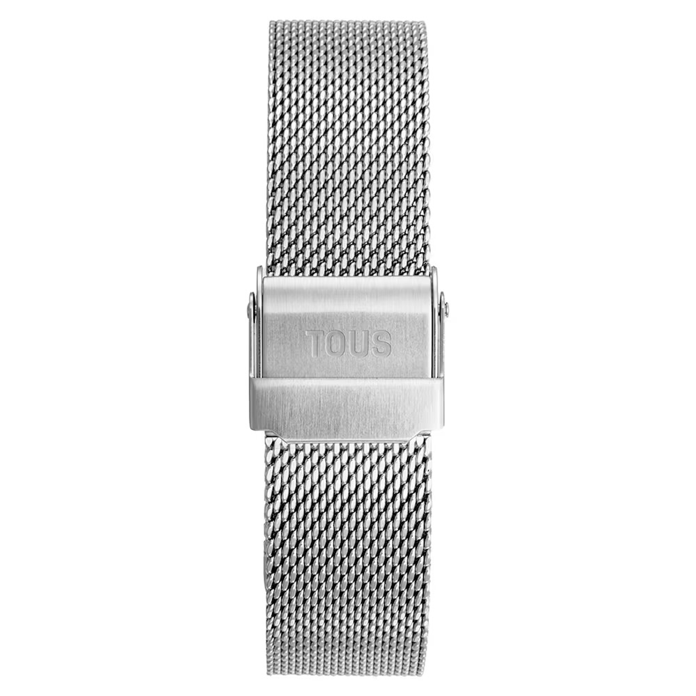 RELOJ ANALÓGICO CON BRAZALETE DE MALLA MILANESA DE ACERO Y ACERO DORADO MINI MESH 3000142100 - Imagen 3