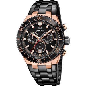 Reloj Jaguar Swiss Made Crono Ceramic Rose/Negro J1023