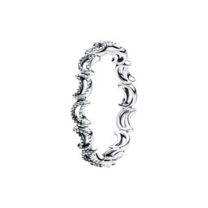 Anillo Luna Creciente Plata de Ley 194258C00