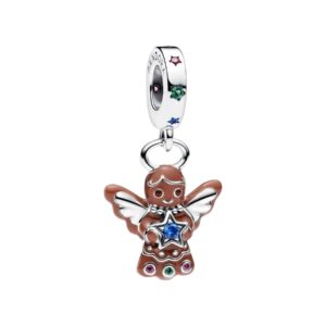 Charm Colgante Ángel Galleta de Jenjibre Plata de Ley 794247C01