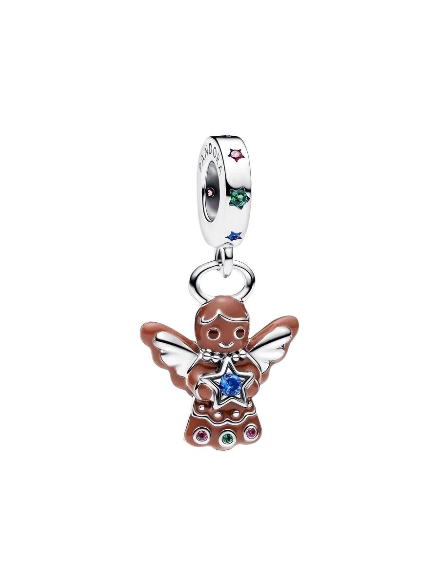 Charm Colgante Ángel Galleta de Jenjibre Plata de Ley 794247C01