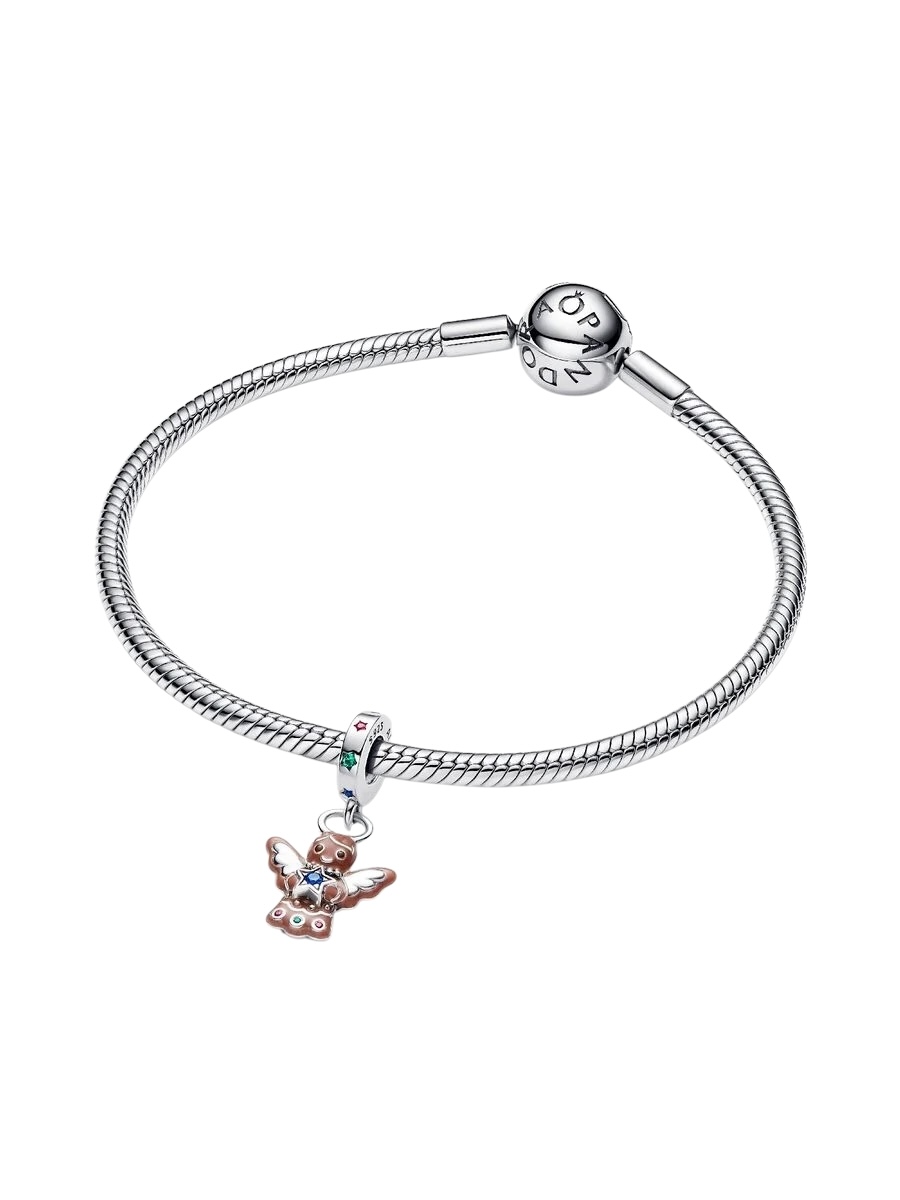 Charm Colgante Ángel Galleta de Jenjibre Plata de Ley 794247C01 - Imagen 3