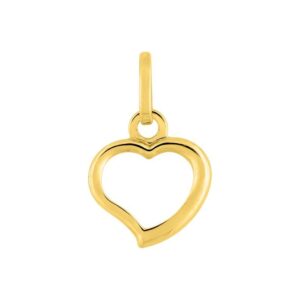 Colgante en Oro Amarillo Corazón Calado