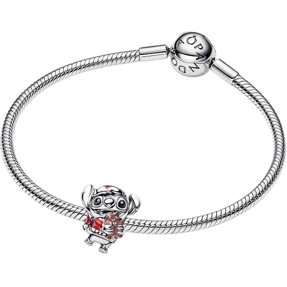 Charm Stitch Navideño en Plata de Ley 794377C01 - Imagen 2
