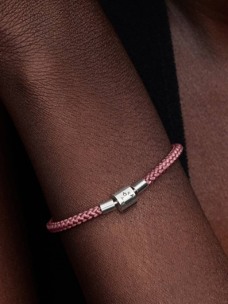 Pulsera Cordón Rosa Radiante 594530C01 - Imagen 2