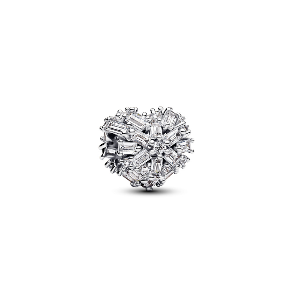 Charm Corazón Brillante en Plata de Ley 794240C01