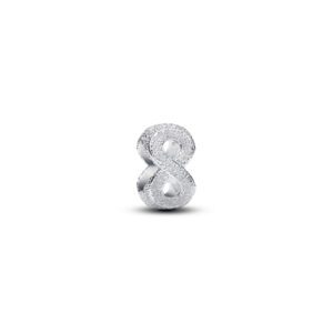 Charm Mini InfinitoTextura Plata de Ley 794523C00