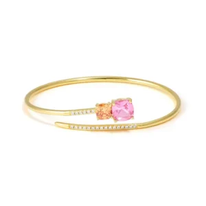 PULSERA RÍGIDA COLOUR WAVE AURORA ED. DOBLE PIEDRA