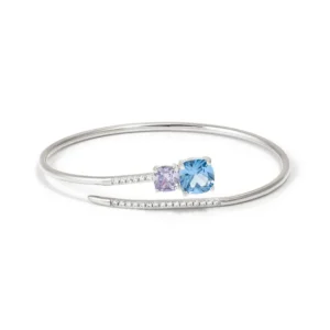 PULSERA RÍGIDA COLOUR WAVE AURORA ED. DOBLE PIEDRA 149855 061