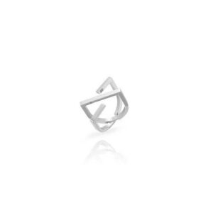 Anillo Acero Geometric