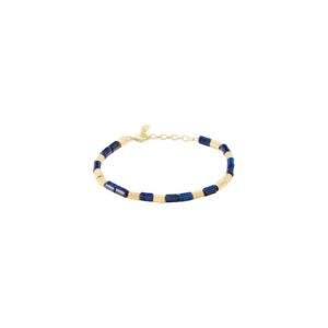 Pulsera Agatha Paris Petra Baño Oro y Lapislázuli 02480306-226-TU