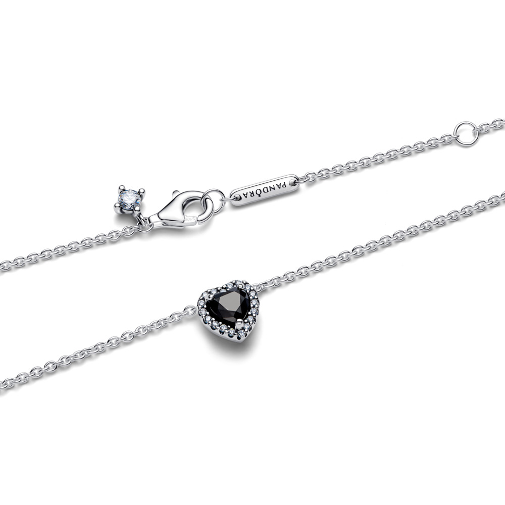 Collar Corazón en Relieve Plata de ley 398425C03 - Imagen 3