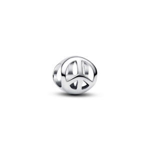 Charm Mini Simbolo de la Paz Plata de Primera Ley 794512C00