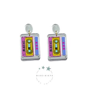 Pendientes Cassette
