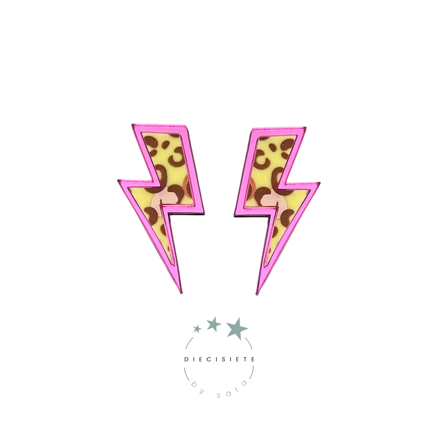 Pendientes Rayos Remasterizados Print