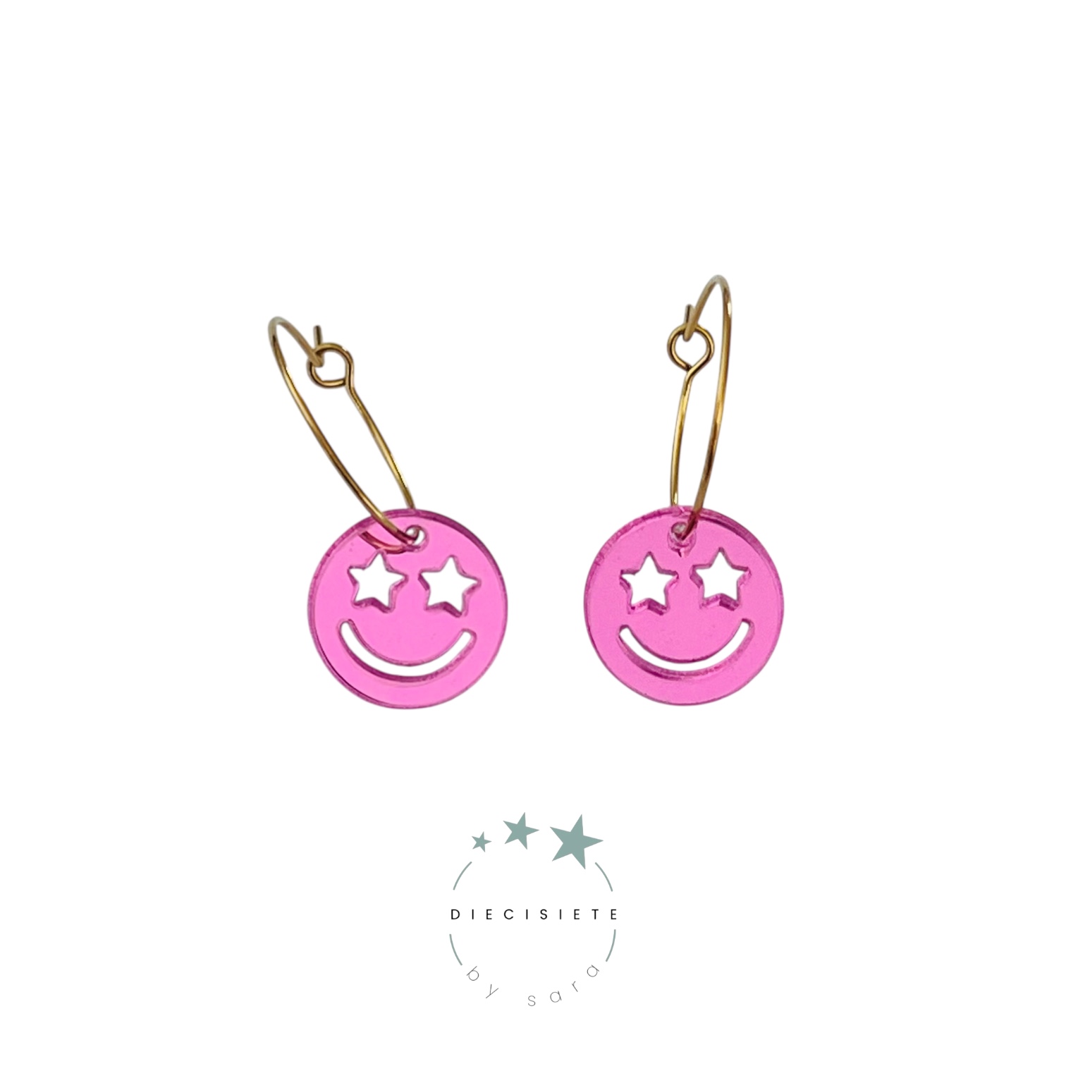 Pendientes Aro Smile Colors - Imagen 2