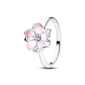Anillo Flor de Cerezo Plata de Ley 194371C01