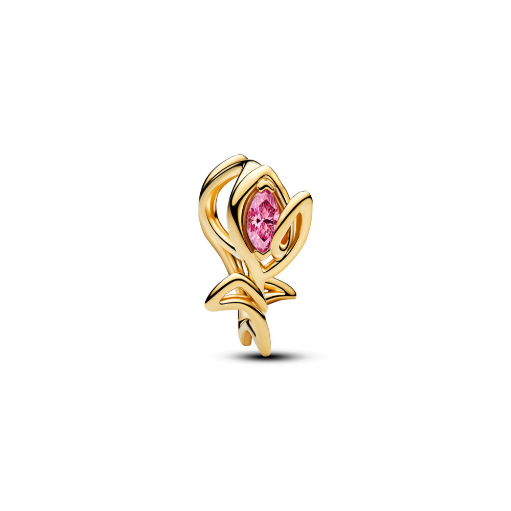 Charm Tulipán en Filigrana Recubrimiento en Oro de 14k 764555C01