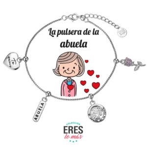 Pulsera en Plata Eres lo Mas Abuela