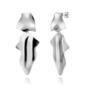Pendientes Acero Hoja Artist