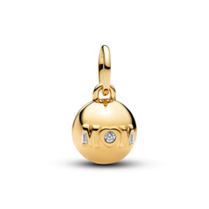 Charm Colgante Esfera que se Abre Recubrimiento en Oro de 14k 764457C01