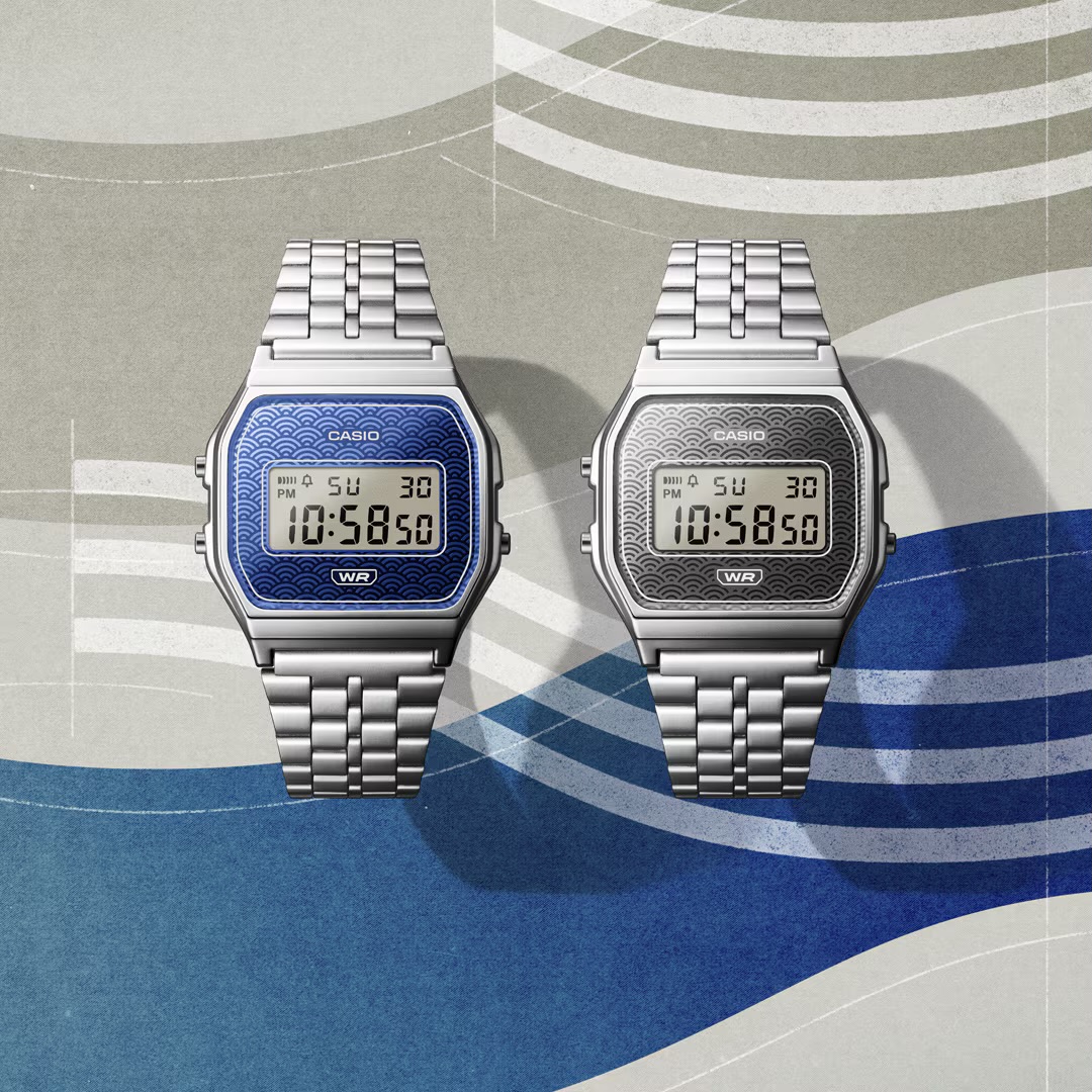 Reloj Casio Vintage Seigaiha A159WEVJ-7 - Imagen 5