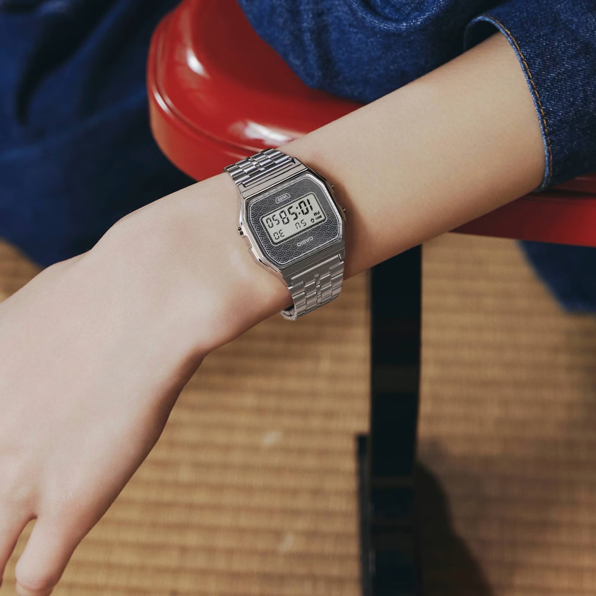 Reloj Casio Vintage Seigaiha A159WEVJ-7 - Imagen 3