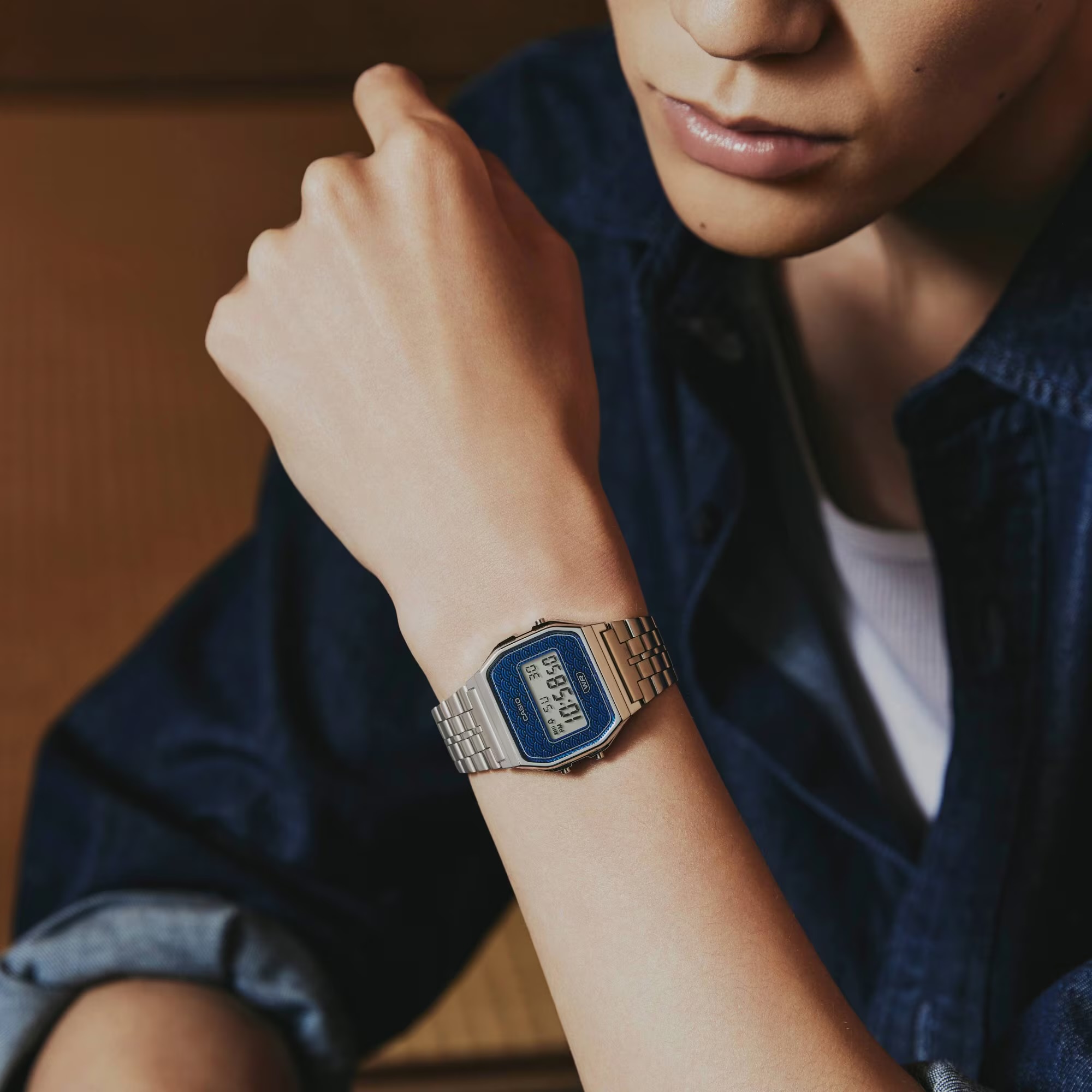 Reloj Casio Vintage Seigaiha A159WEVJ-2 - Imagen 4