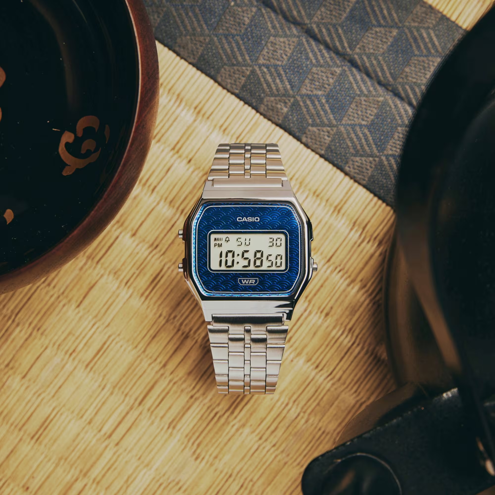 Reloj Casio Vintage Seigaiha A159WEVJ-2 - Imagen 5