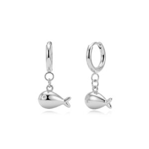 Pendientes Acero Pez
